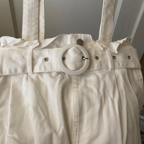 forever 21 overall paperboy suspender shorts - Picture 4 of 5